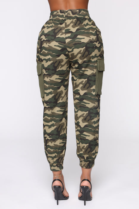Tall Good Vibes Cargo Jogger - Olive