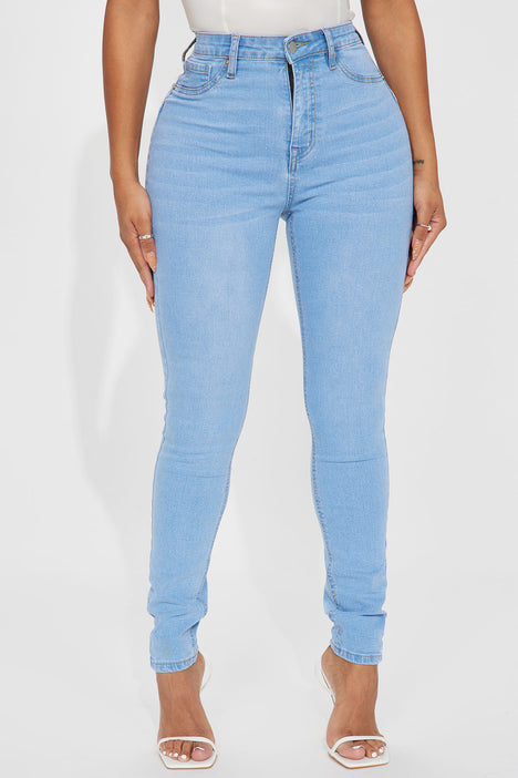 Mesa Booty Lifting High Rise Stretch Skinny Jeans - Light Wash, Fashion  Nova, Jeans
