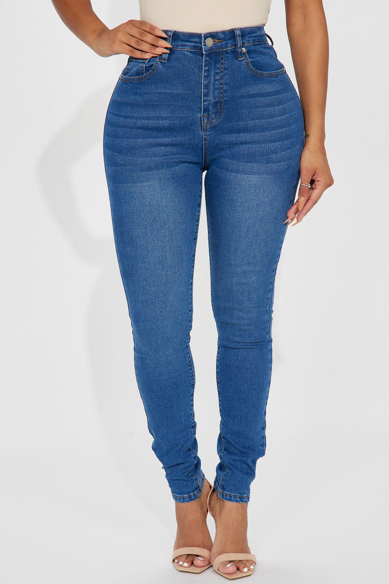 Amara High Rise Stretch Skinny Jeans - Medium Wash | Fashion Nova ...