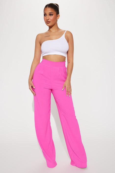 Buy Pink Trousers & Pants for Women by EYEBOGLER Online | Ajio.com