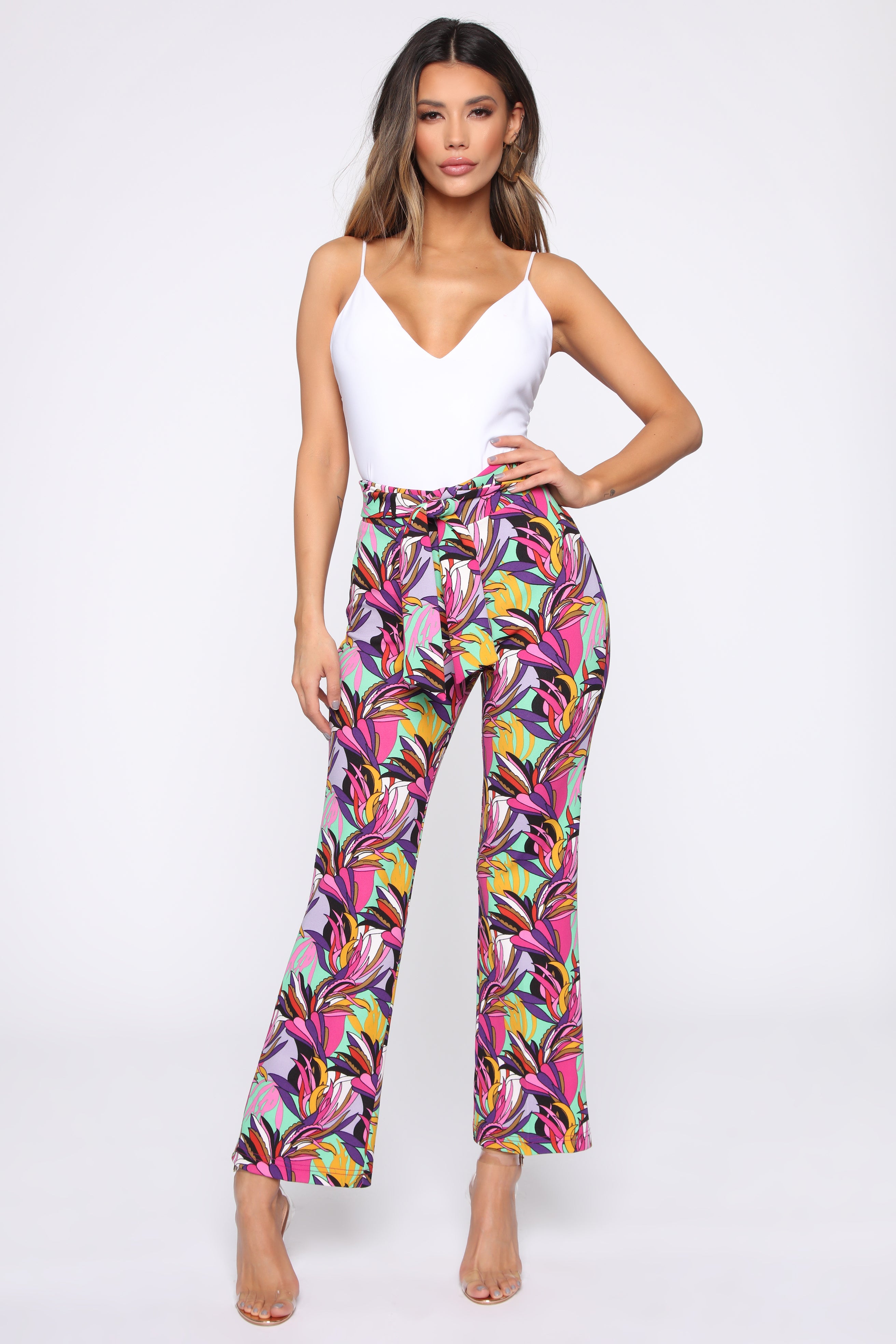 Bear Dance Boho Floral Print Flared Pants – WILD FLIER GIFTS AND APPAREL