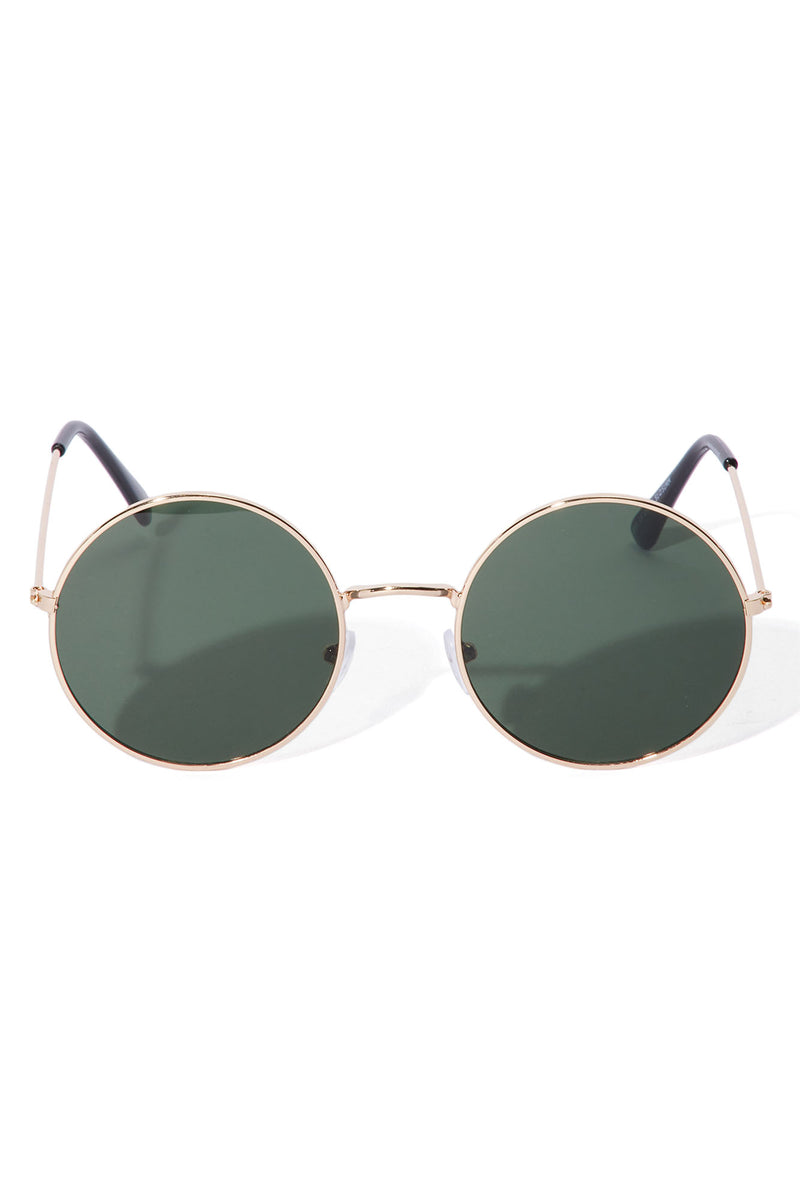 Professor Vibes Sunglasses - Gold/Green | Fashion Nova, Mens Sunglasses ...