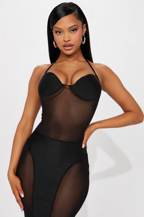 Laurel Bodysuit in Black