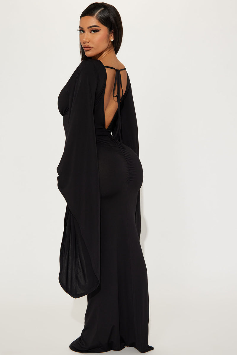 Brooke Backless Maxi Dress - Black | Fashion Nova, Dresses | Fashion Nova