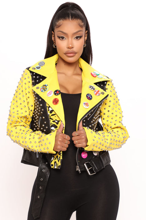 Fashion nova sale yellow jacket