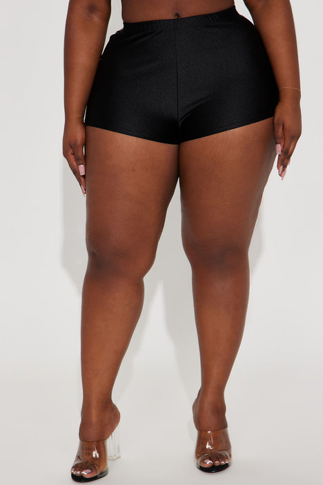 Black Varsity Booty Shorts – hex girl