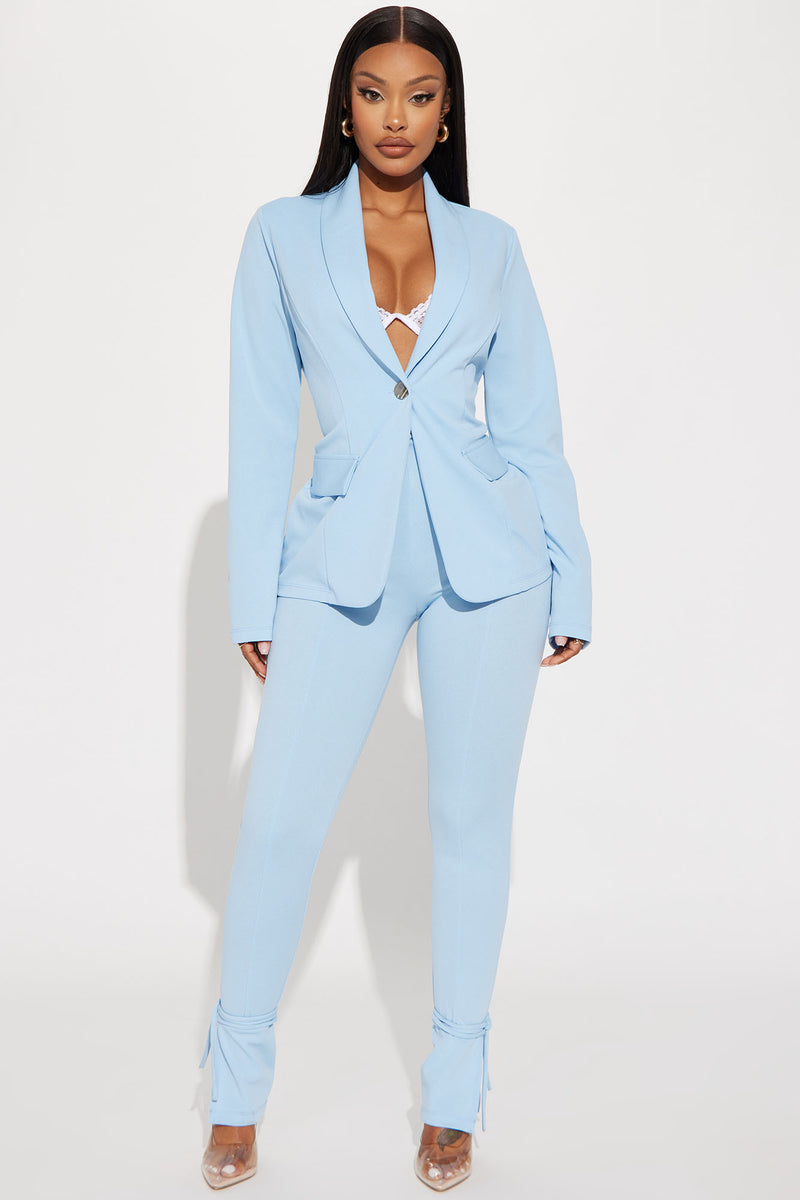 Head Of The Table Pant Suit - Light Blue | Fashion Nova, Matching Sets ...