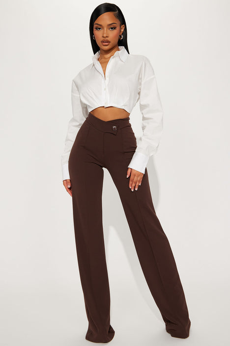 Forever 21 Satin Low Rise Dress Pant | Kingsway Mall