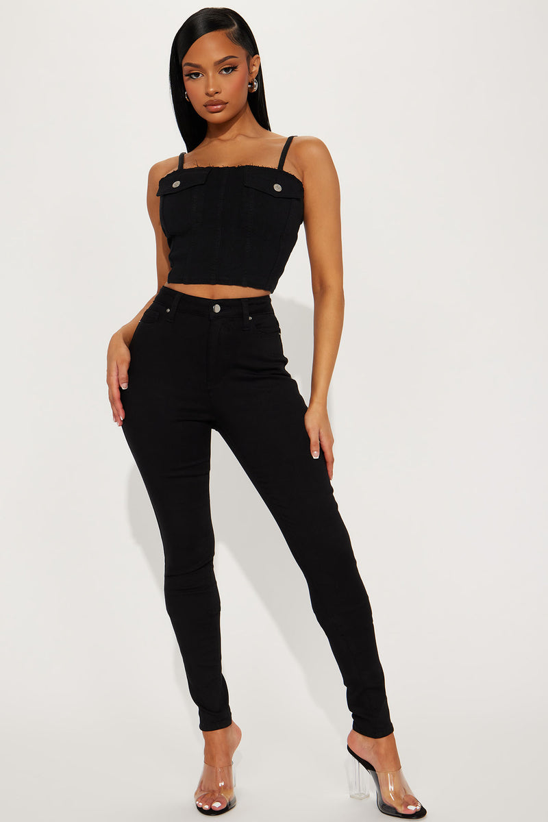 Tall Santorini Super Stretch Skinny Jeans - Black | Fashion Nova, Jeans ...
