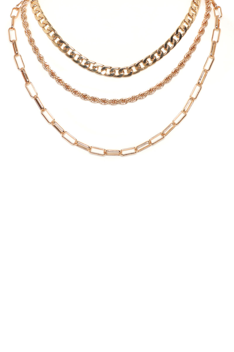 Layered In Chains Necklace - Gold | Fashion Nova, Jewelry | Fashion Nova