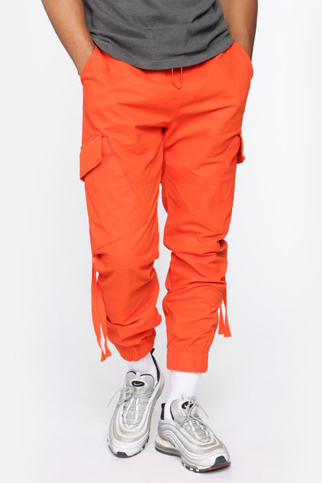 Mens Daily Carpenter Pants in Orange Size 30 by Fashion Nova