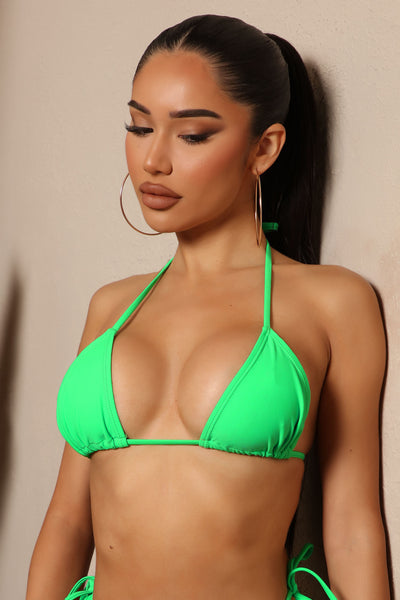 Maui Mix And Match Side Tie Bikini Bottom - Kelly Green, Fashion Nova,  Swimwear