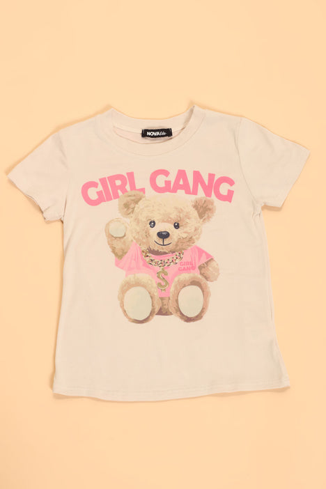 Compre Moda Funny Bear Impresso Kid Short Round Neck T-shirts Crianças Baby  Kawaii Roupas Boy Girl Tops Presente T-shirts curtas