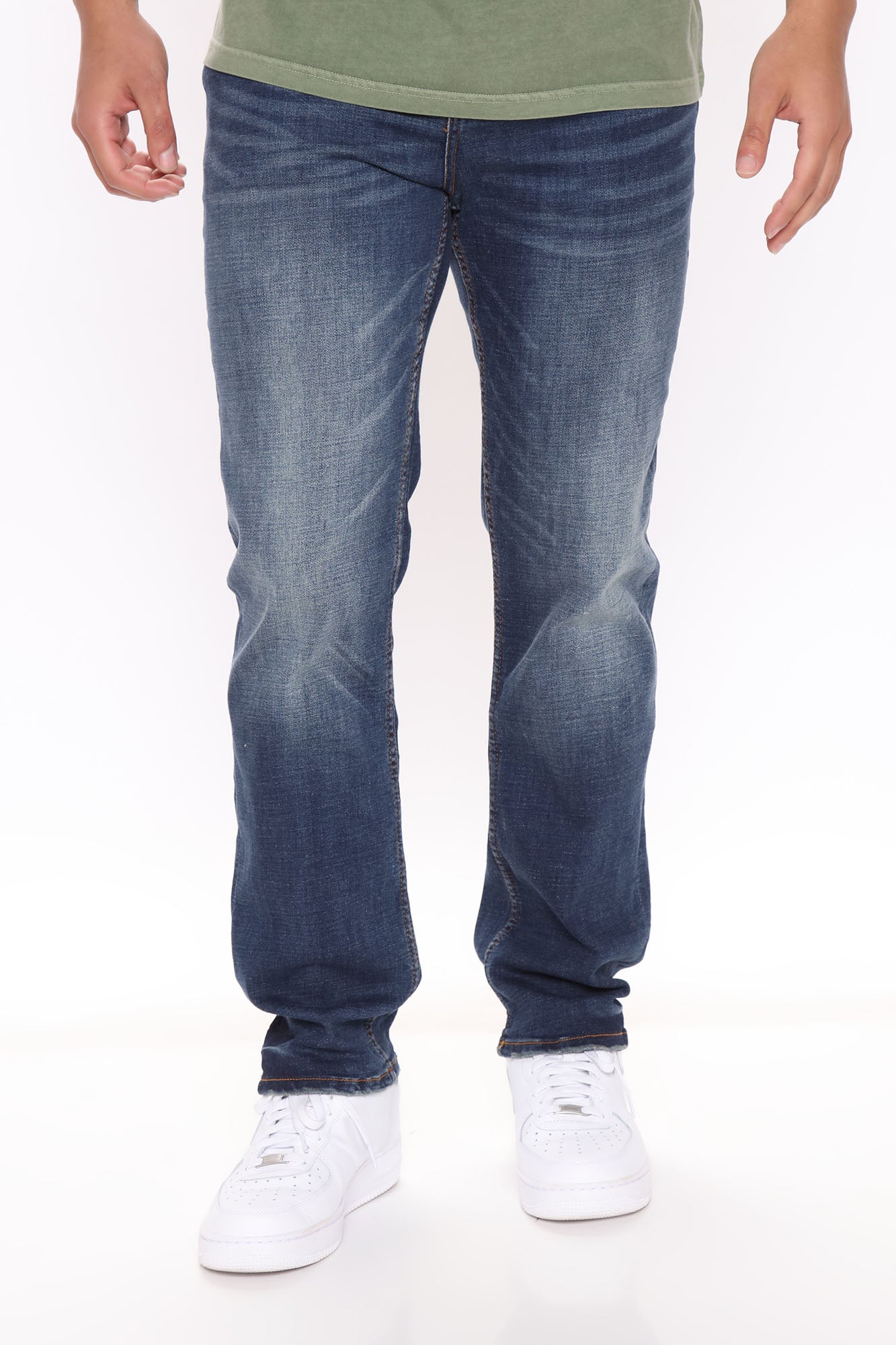 Finish Clean Jeans Nova Fashion - | Jeans Fashion Medium Wash Mens Straight | Nova,