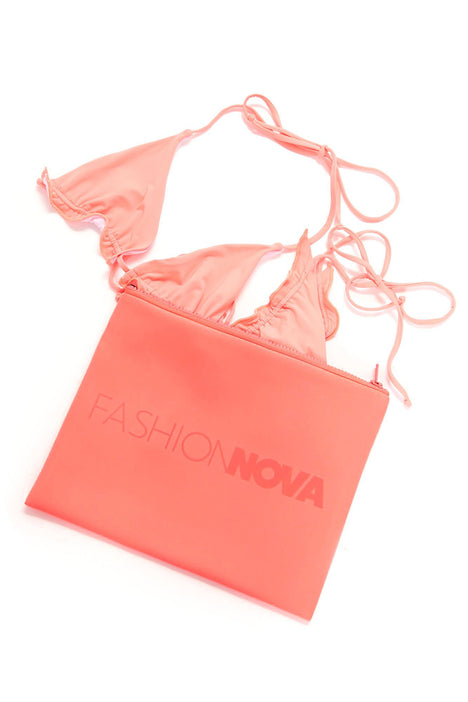Fashion Nova Waterproof Bikini Swim Bag - Melon | Fashion