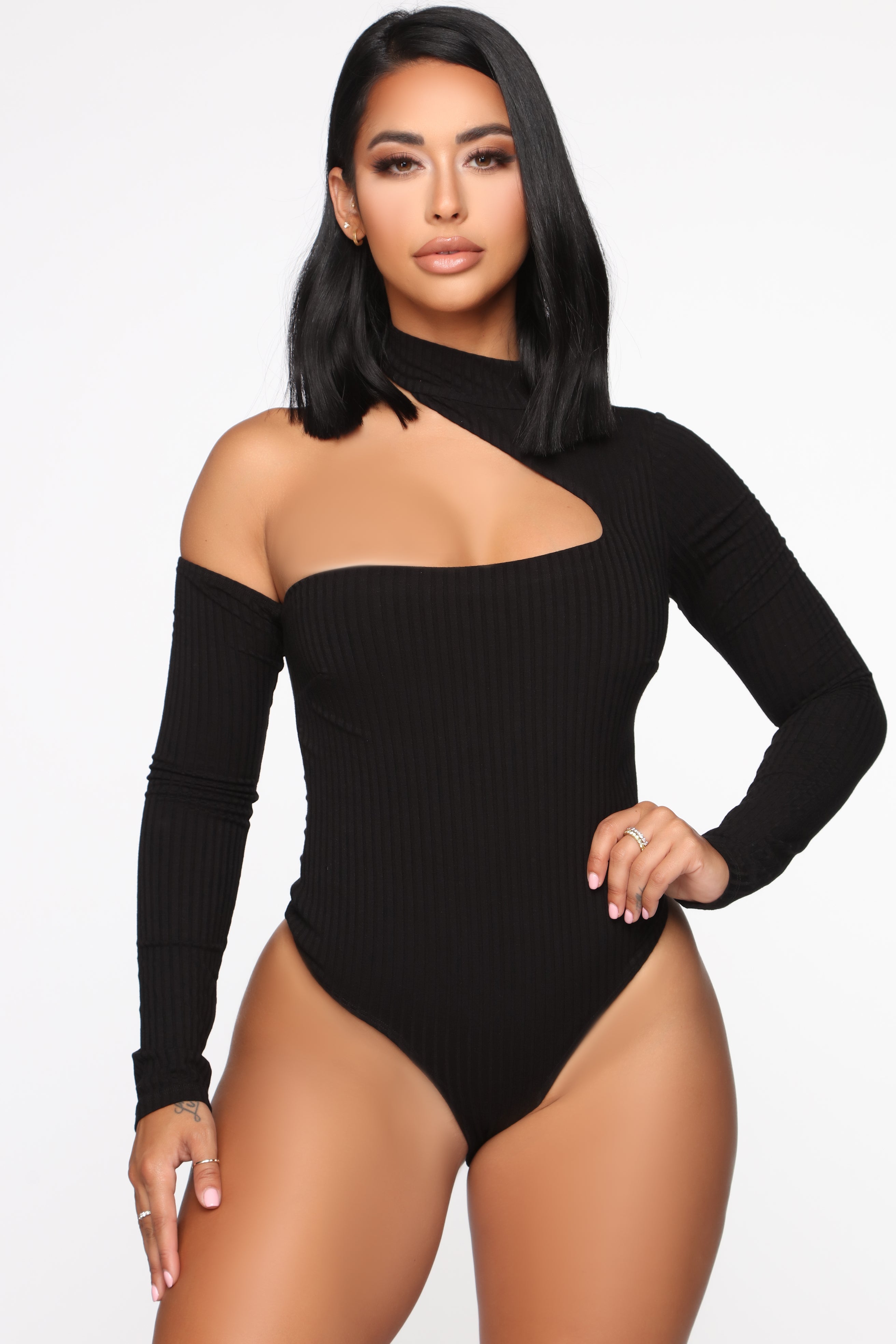 Around The World Bodysuit-Black – Sincerely Yours