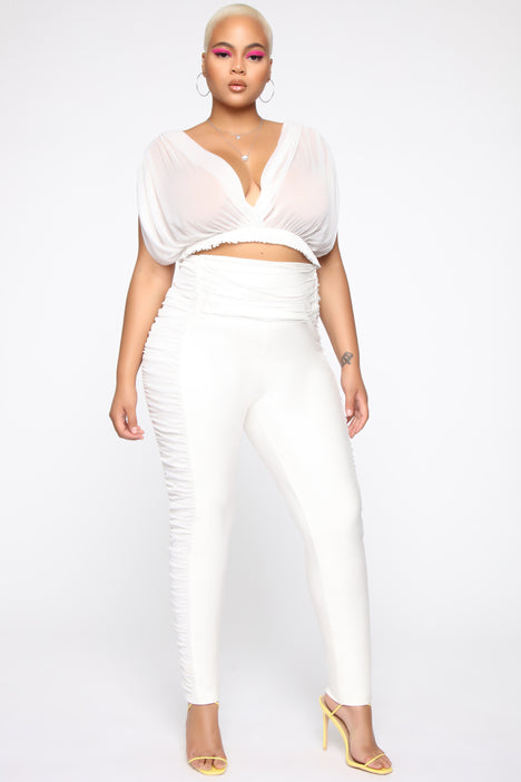 Brand New- Fashion Nova x Cardi B What Im About Mesh Top Womens (Size 2X)