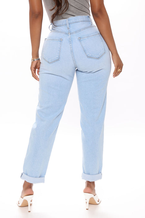 Affair Of The Heart Mom Jeans - Medium Blue Wash, Fashion Nova, Jeans