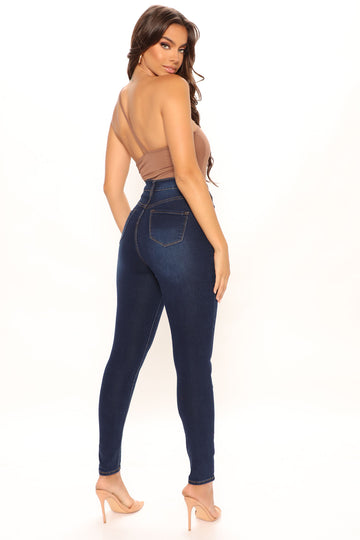 Fashion Nova Deep In My Soul Flare Jeans - Dark Denim Size 5 Retails$ 60