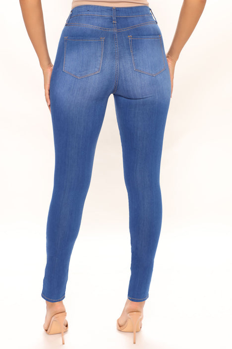 High Rise Skinny Jean Blue