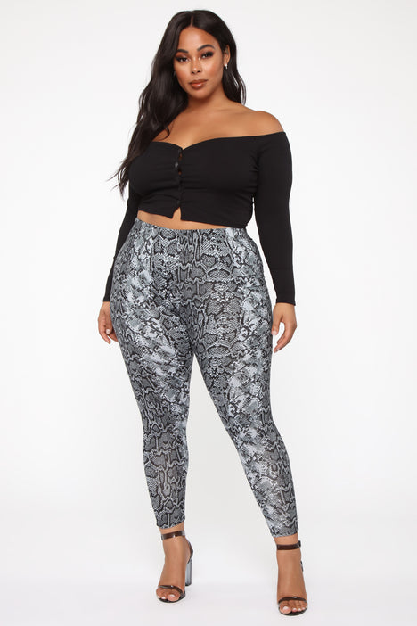 Your Fave Printed High Rise Legging - Black/Combo