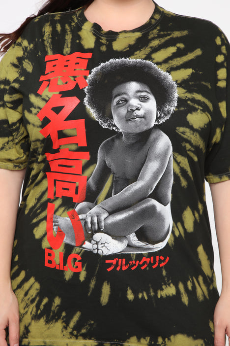 Biggie Baby Kanji White Long Sleeve T-Shirt