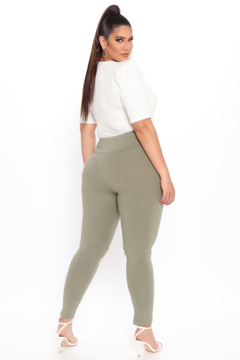 Super High Rise Olive Luxe Legging