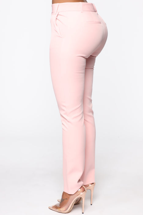 Bailey Satin 3 Piece Pant Set - Pink