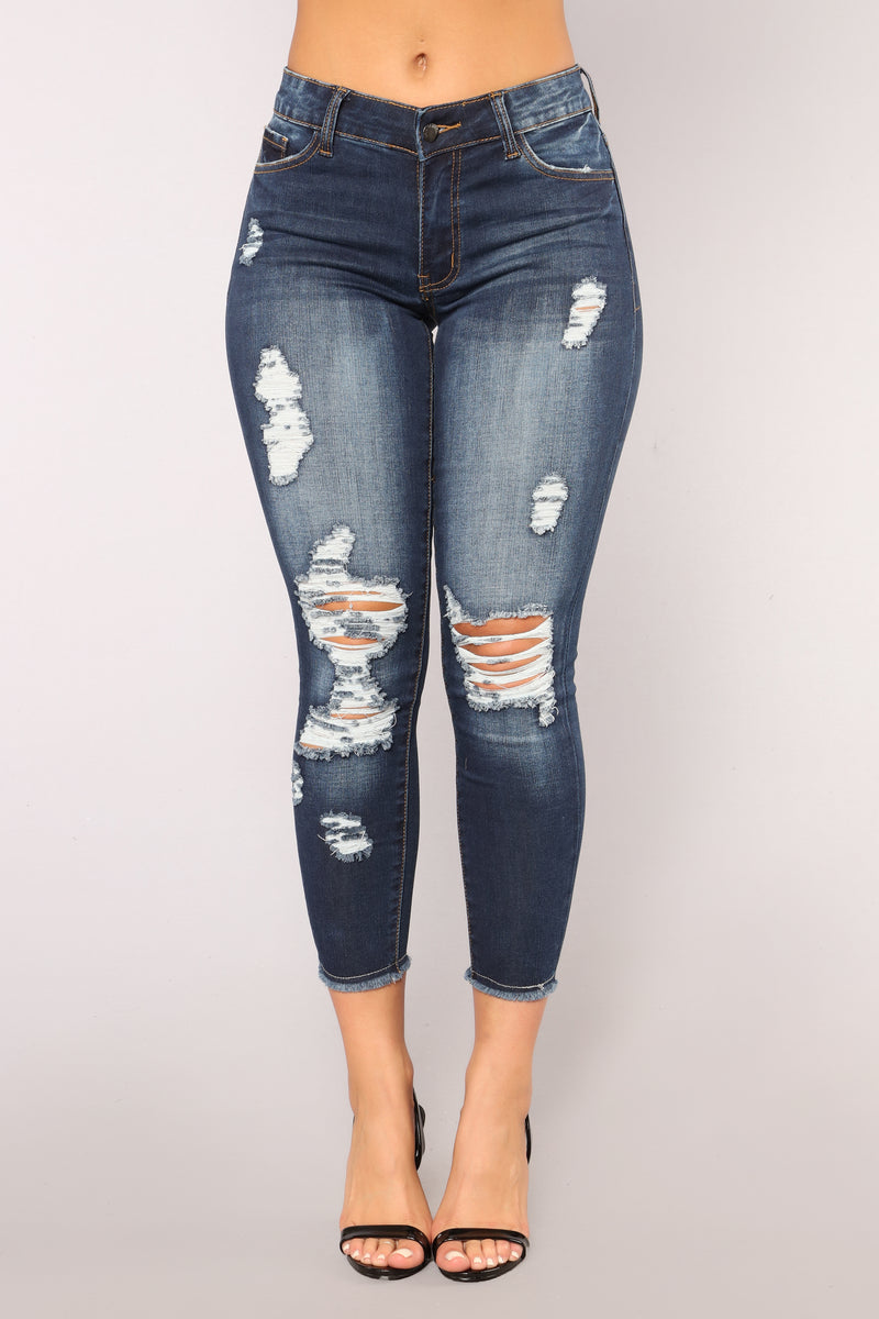 Zhana Ankle Jeans - Dark Wash | Fashion Nova, Jeans | Fashion Nova