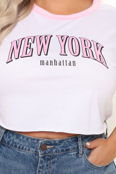 PinkRockShop NY Yankees - Women's Crop Top Shirt