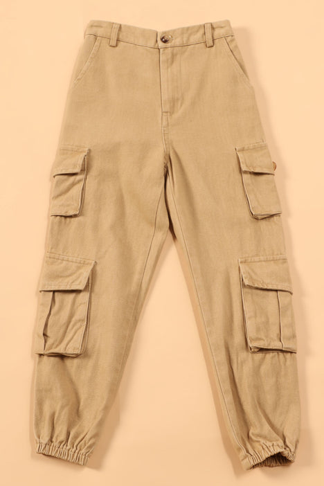Mini Game Strong Cargo Joggers - Taupe