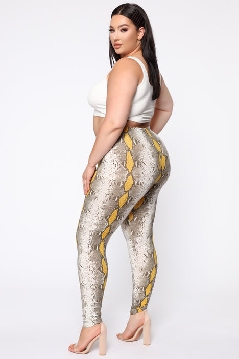 Fashion Nova Leggings, Animal Print Plus Size Leggings, 1X, 2X, 3X