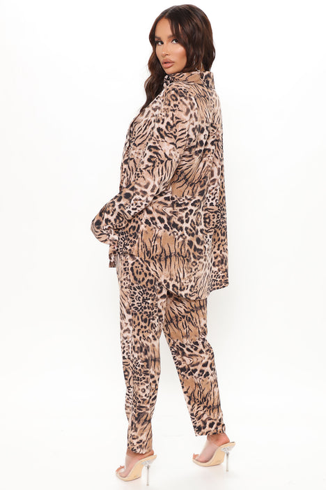 Sara Sequin Pant Set - Champagne, Fashion Nova, Matching Sets