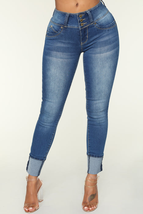 Fashion Nova, Jeans, Tall Keeping Secrets Booty Lifting Jeans Medium Blue  Wash Size 6 Plus Reffnb