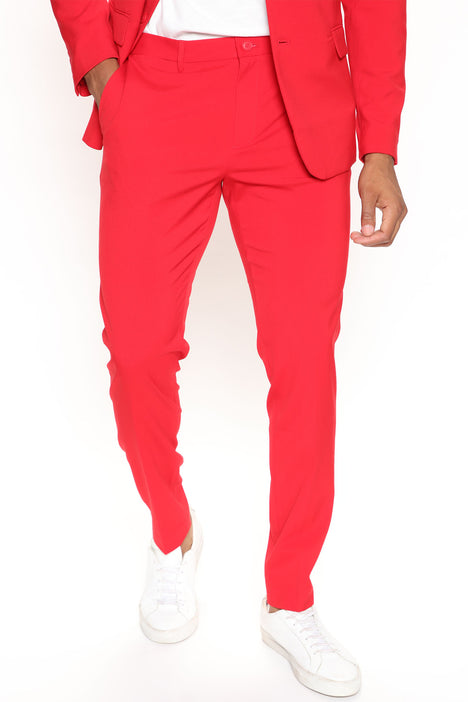 Wedding Red Suit Men | 3 Piece Red Tuxedo