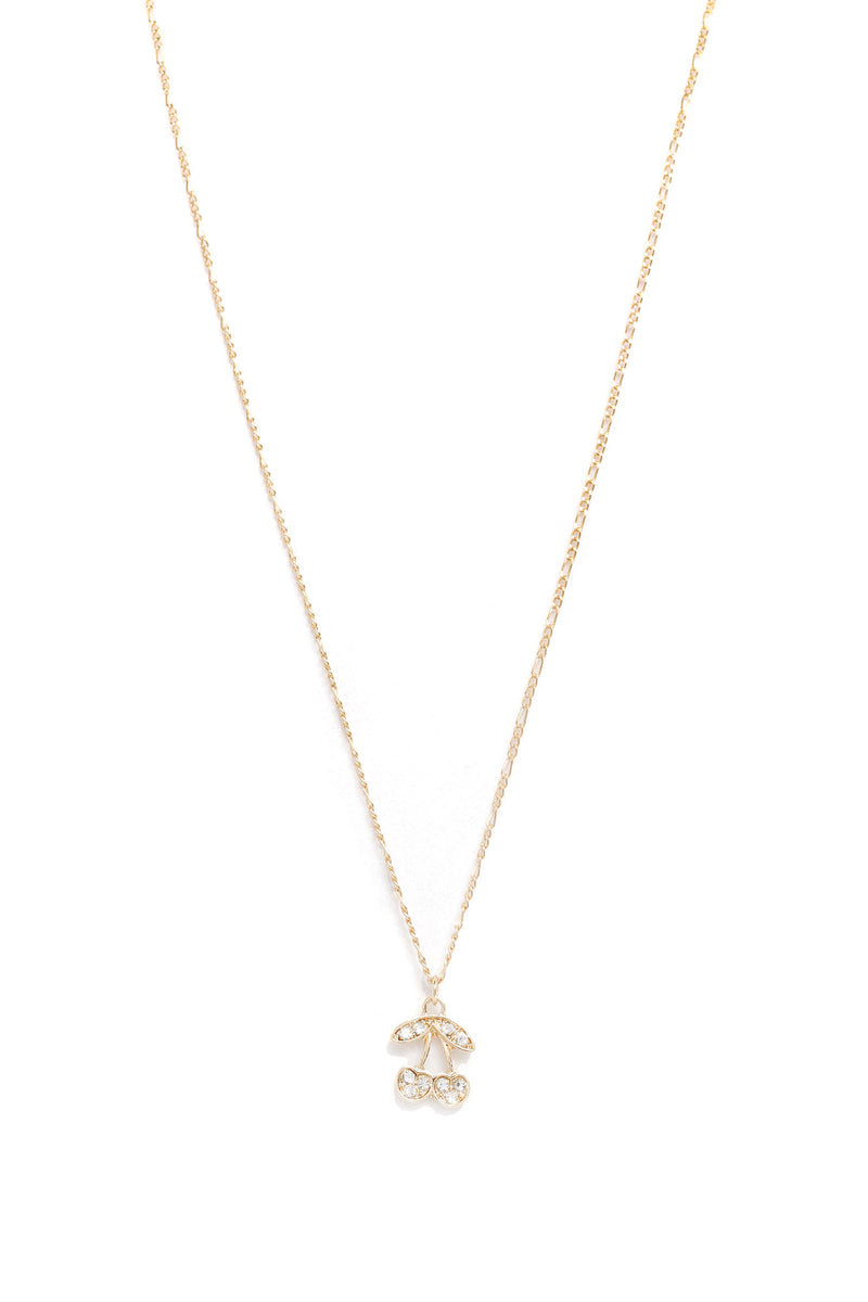 Cherry Darling Necklace - Gold | Fashion Nova, Jewelry | Fashion Nova