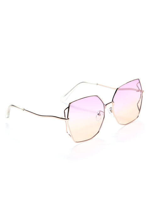 Just Vibin Sunglasses - Fashion Nova, Sunglasses | Fashion Purple/combo Nova 