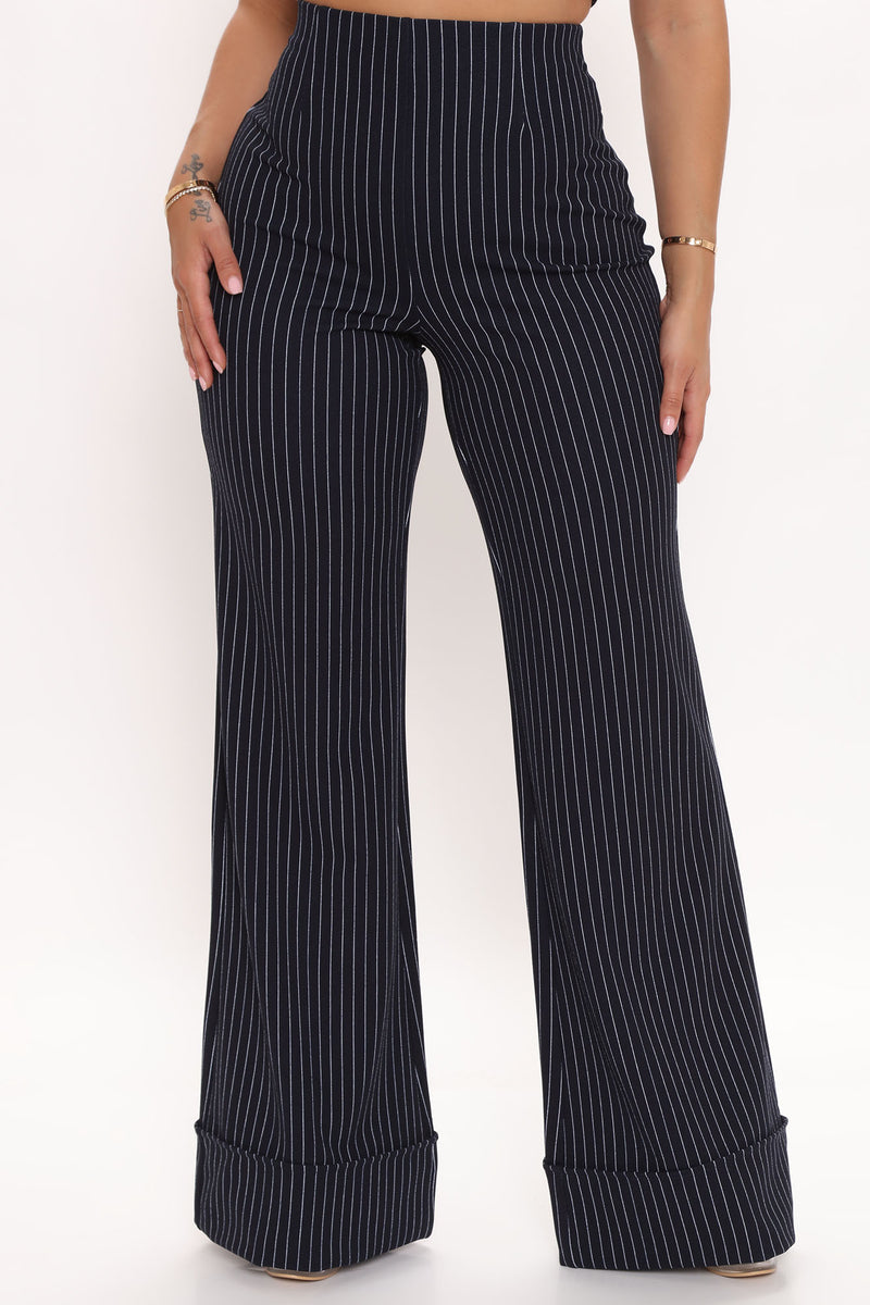 Dahlia Wide Leg Pant - Navy/combo | Fashion Nova, Pants | Fashion Nova