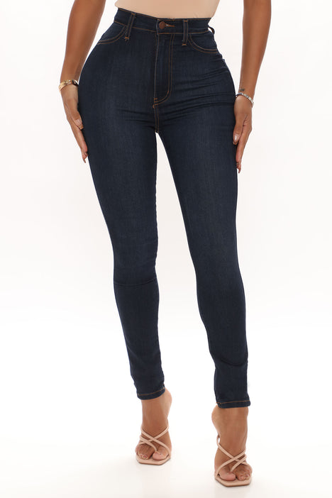 Classic Color High Waist Skinny Jeans - Red, Fashion Nova, Jeans