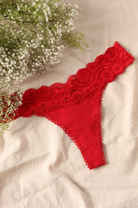 Everyday Lace Tanga Thong Brief