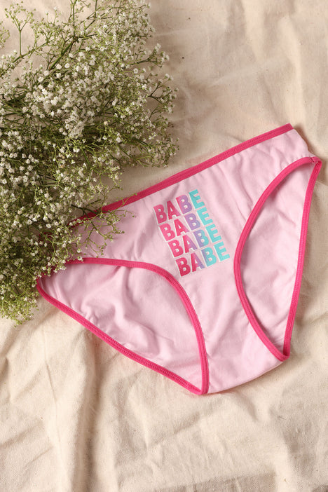 Perfect Fit Cotton Bikini Panty - Pink/Pink