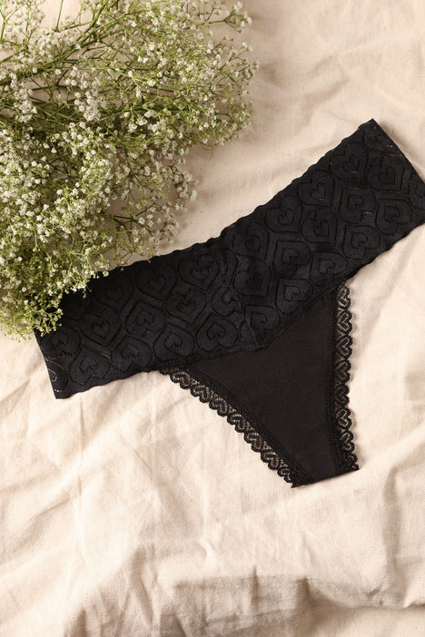 Like Magic Lace Thong Panty - Black, Fashion Nova, Lingerie & Sleepwear