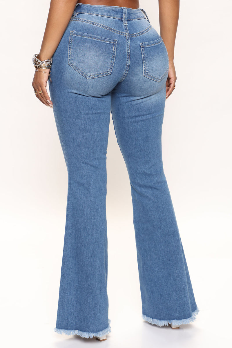Day One Low Rise Flare Jeans - Medium Wash | Fashion Nova, Jeans ...