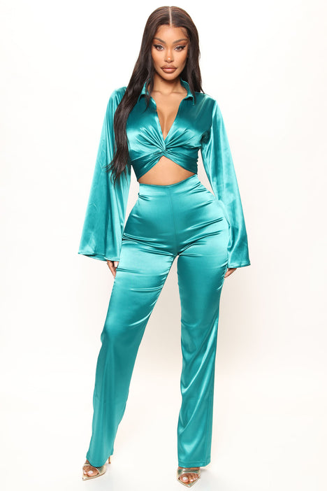 Rhodes two piece trouser set  Miss Swagga