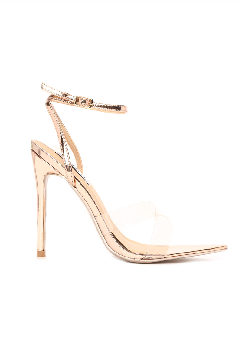Judgement Free Heeled Sandal - RoseGold | Fashion Nova, Shoes | Fashion ...