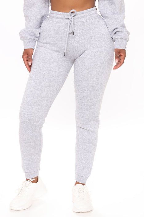 Stylish Slate Grey Jogger Pants for Women