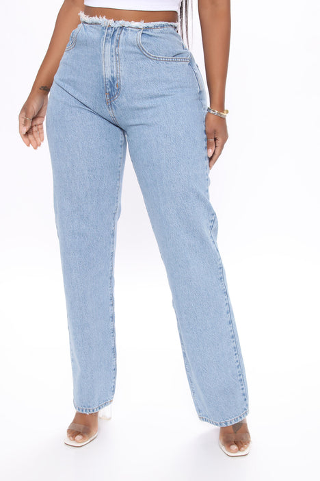 Women's Hip Hugger Low Rise Bootcut Jeans in Light Blue Wash Size 11 by  Fashion Nova