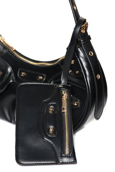 Women's Hand Me My Heart Handbag in Black by Fashion Nova