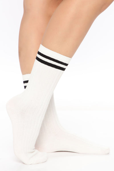The Best Sole Mate Over The Knee Socks - Black
