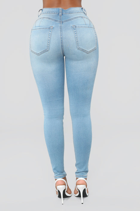 Alexa High Skinny Fashion Jeans Lifter Rise | Nova Nova, Jeans Light Booty | Blue Wash - Fashion